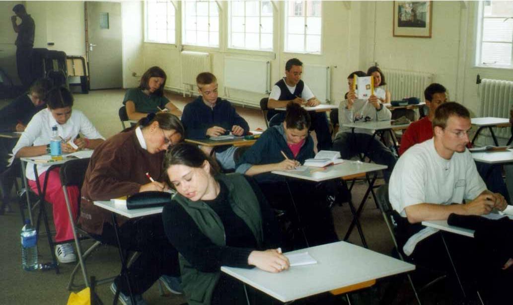 in der Schule